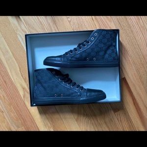 Gucci High Top Sneakers ‘Logo Print’